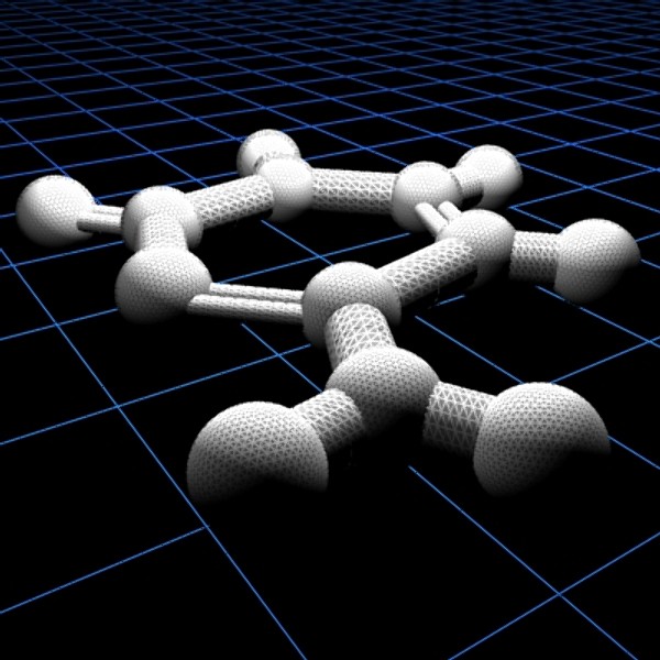 3d cytosine nucleobase dna model - DNA - Cytosine Nucleobase by DiegoDCvids